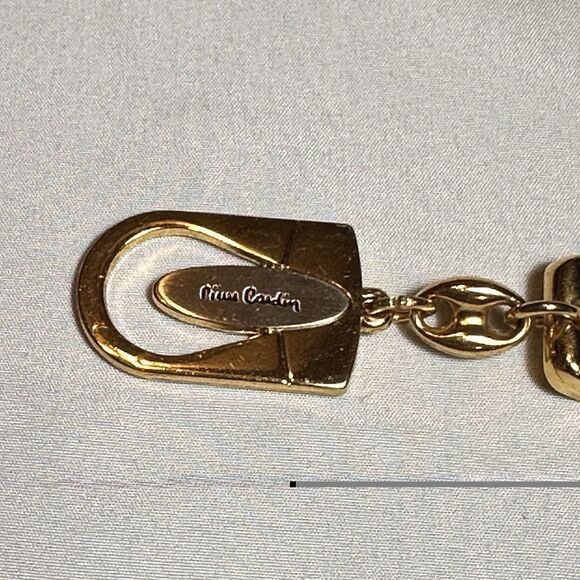 Vintage Pierre Cardin Gold Tone Keyring, Made in Italy - Picture 3 of 3